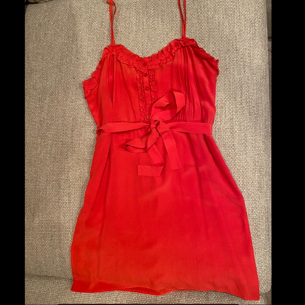 Coral slip dress from Forever Twenty-one